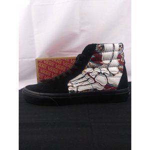 vans  Sk8-Hi Hazy Bones Black/white Men 10.5,women 12.0